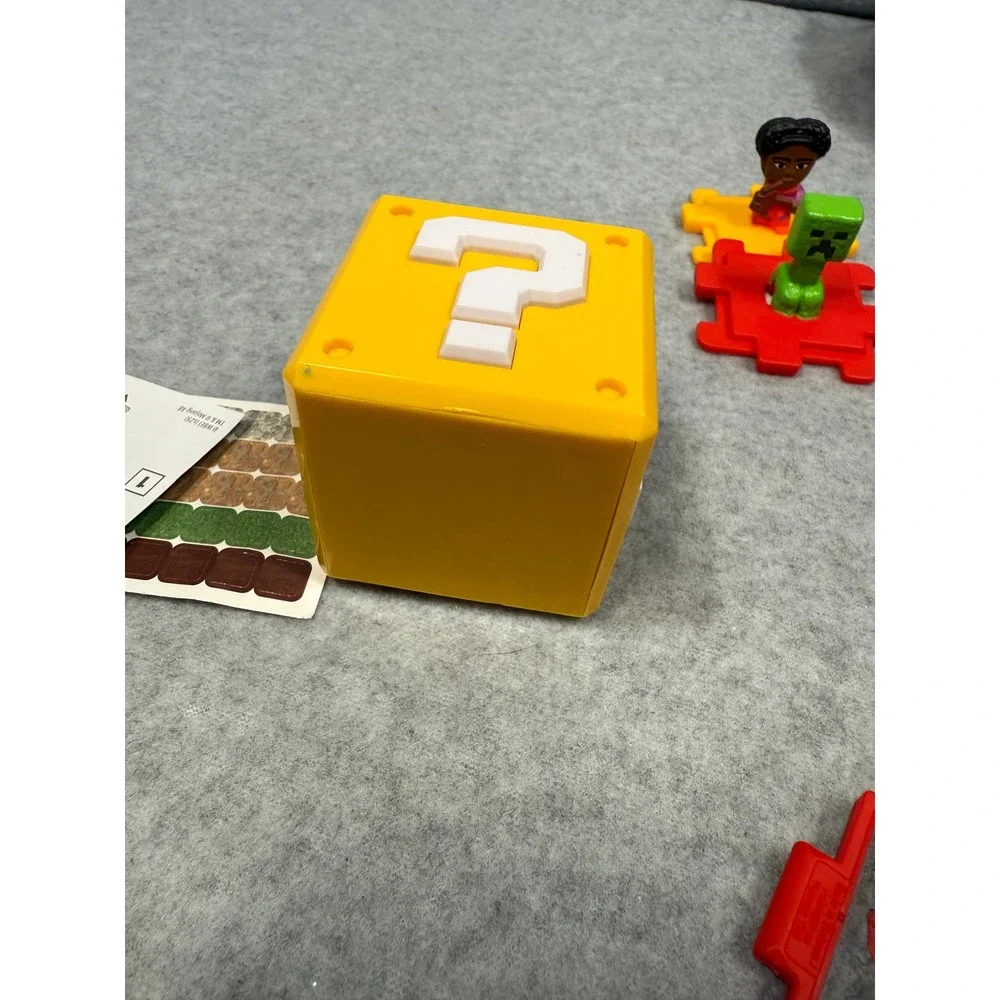 Minecraft McDonald's 2025 Happy Meal Toys Build Tiles Figures Lot‎ Set 63 Pieces